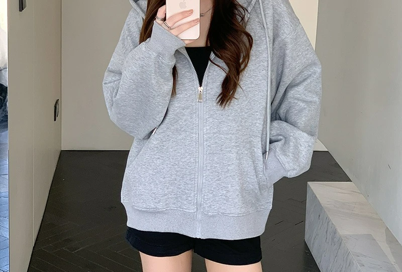 2025 Hoodie Women's Autumn New Versatile Jacket Loose and Lazy Autumn and Winter Plus Velvet Cardigan Top
2025 Hoodie Women's Autumn New Versatile Jacket Loose and Lazy Autumn and Winter Plus Velvet Cardigan Top