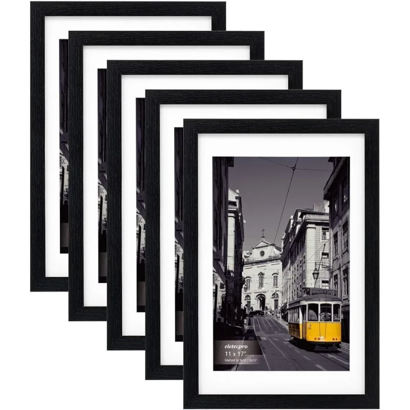 Picture Frames Set of 5, Gallery Wall Frame Display Photo with Mat or Without Mat, Picture Frame Collage Wall Decor
Picture Frames Set of 5, Gallery Wall Frame Display Photo with Mat or Without Mat, Picture Frame Collage Wall Decor