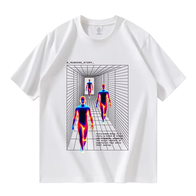 Ladies and Men's Fashion A Human Story T-shirt Cotton Printed Short Sleeved T-shirt Casual Harajuku Street Wear T-shirt Camiseta
Ladies and Men's Fashion A Human Story T-shirt Cotton Printed Short Sleeved T-shirt Casual Harajuku Street Wear T-shirt Camiseta