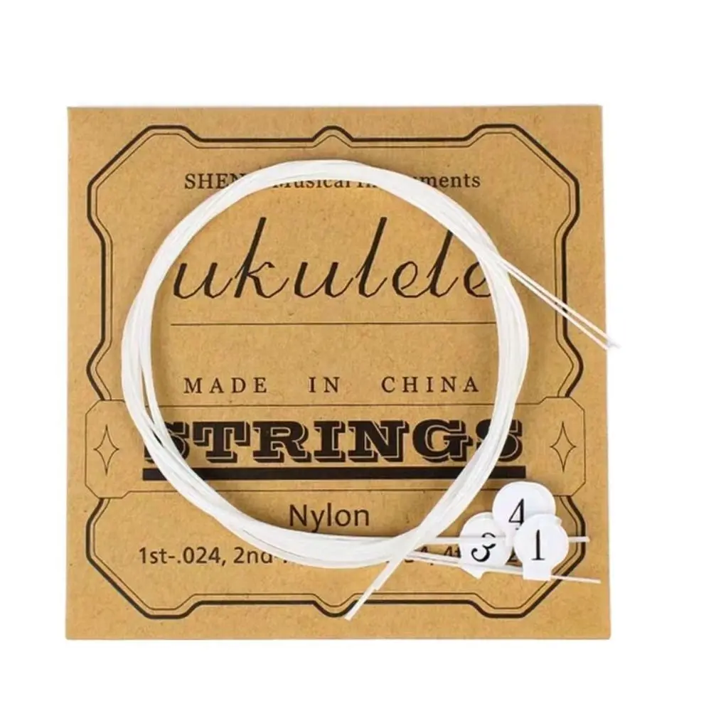 1 Set Nylon Ukulele Strings Universal Replacement Guitar Strings Mellow Tone Classical Guitar Strings
1 Set Nylon Ukulele Strings Universal Replacement Guitar Strings Mellow Tone Classical Guitar Strings