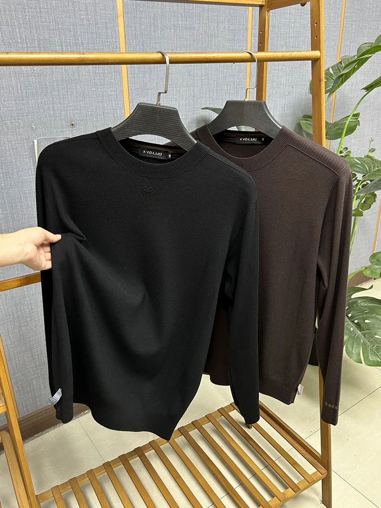 Soft Skin-Friendly Elastic Casual Men's Knitwear Base irt Autumn Winter Versatile Comfortable round Ne Long Sve T-irt
Soft Skin-Friendly Elastic Casual Men's Knitwear Base irt Autumn Winter Versatile Comfortable round Ne Long Sve T-irt