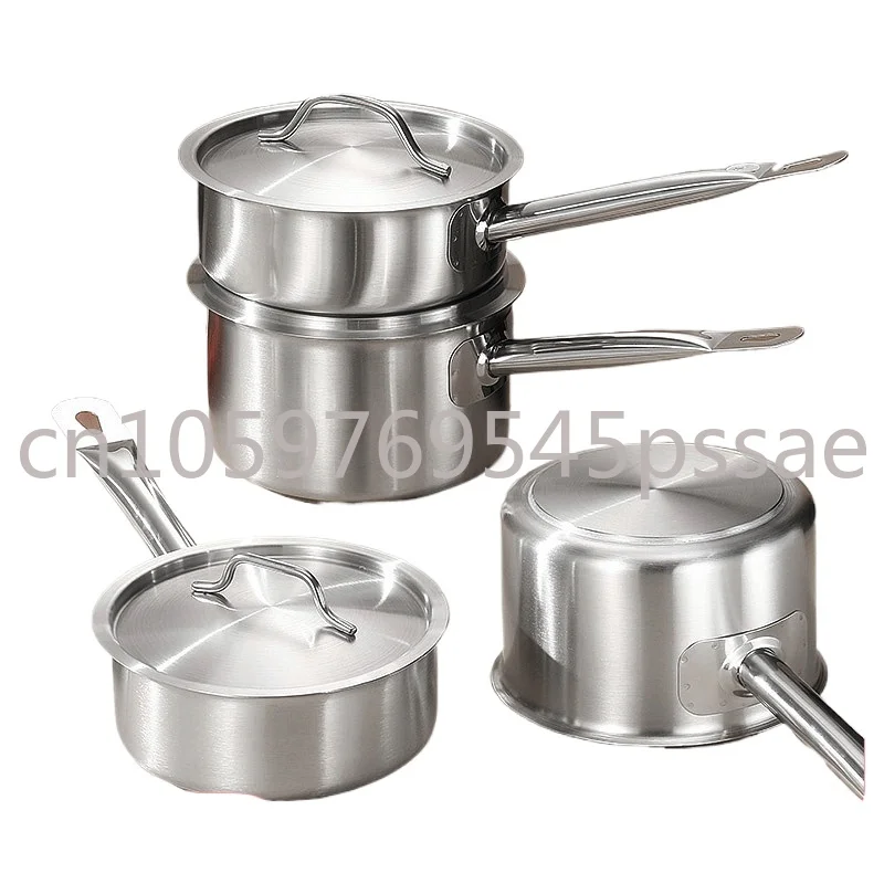 Western Style Double Bottom Single-Handle Pot Milk Pasta Porridge Stainless Steel Western Food
Western Style Double Bottom Single-Handle Pot Milk Pasta Porridge Stainless Steel Western Food