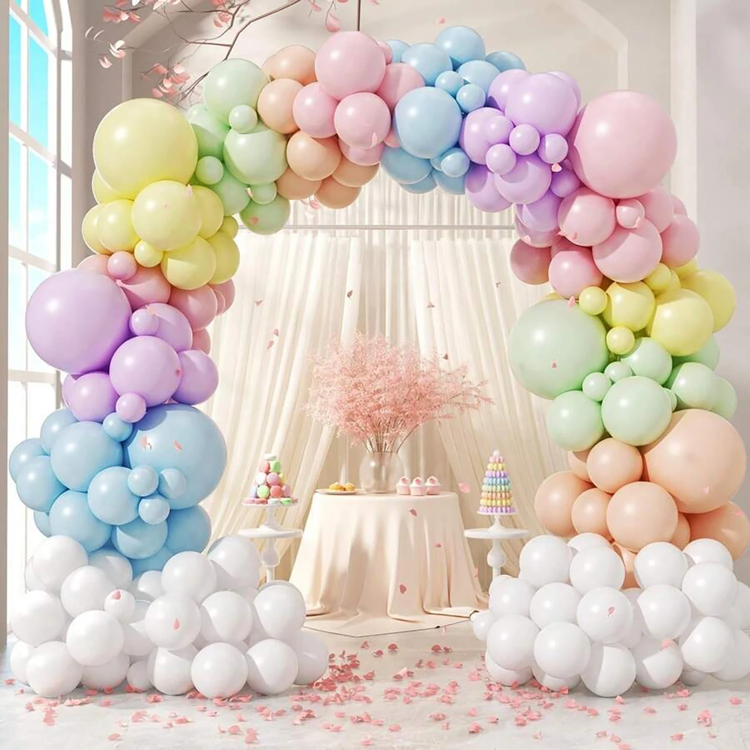 146PCS Maca latex balloon wreath set, suitable for wedding season, birthdays, pop parties, and bridal showers
146PCS Maca latex balloon wreath set, suitable for wedding season, birthdays, pop parties, and bridal showers