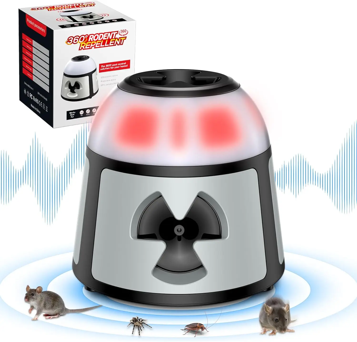 Ультразвуковой отпугиватель грызунов в помещении Идеально подходит для складских товаров и отелей эффективно отпугивает грызуны, бродящих кошек и собак.
Ультразвуковой отпугиватель грызунов в помещении Идеально подходит для складских товаров и отелей эффективно отпугивает грызуны, бродящих кошек и собак.