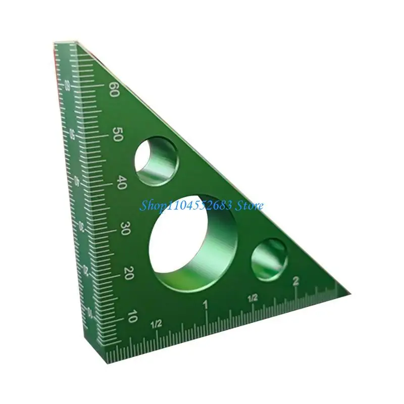 Y6GD Ruler AluminumAlloy 45/90 Degree FrostedRight Angled Gauges Woodworking Tool
Y6GD Ruler AluminumAlloy 45/90 Degree FrostedRight Angled Gauges Woodworking Tool