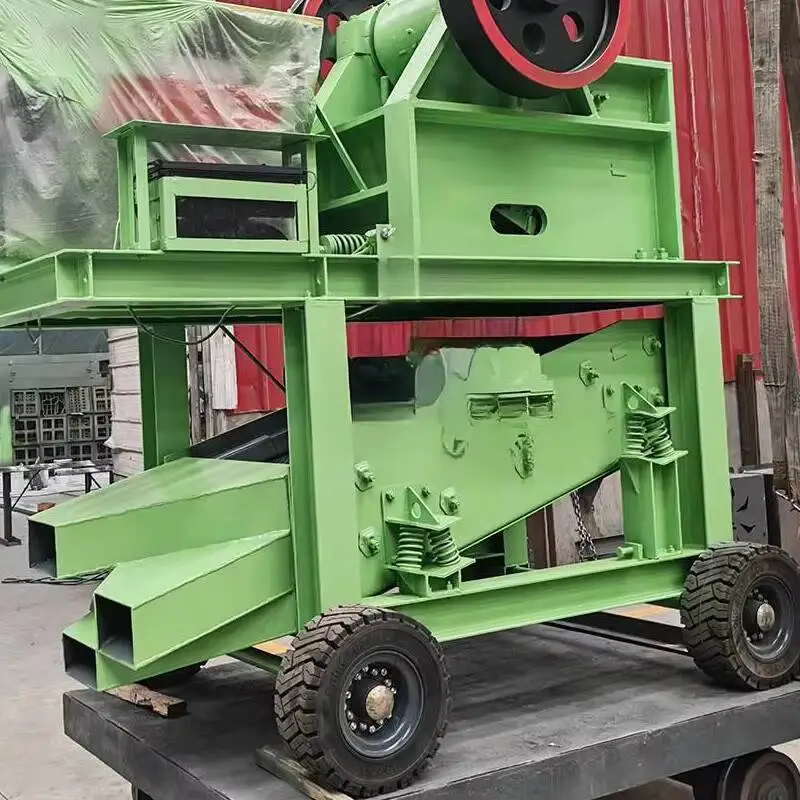 Small Mobile Jaw Crusher Diesel Engine Quarry Rock Crushing And Screening Integrated Equipment
Small Mobile Jaw Crusher Diesel Engine Quarry Rock Crushing And Screening Integrated Equipment
