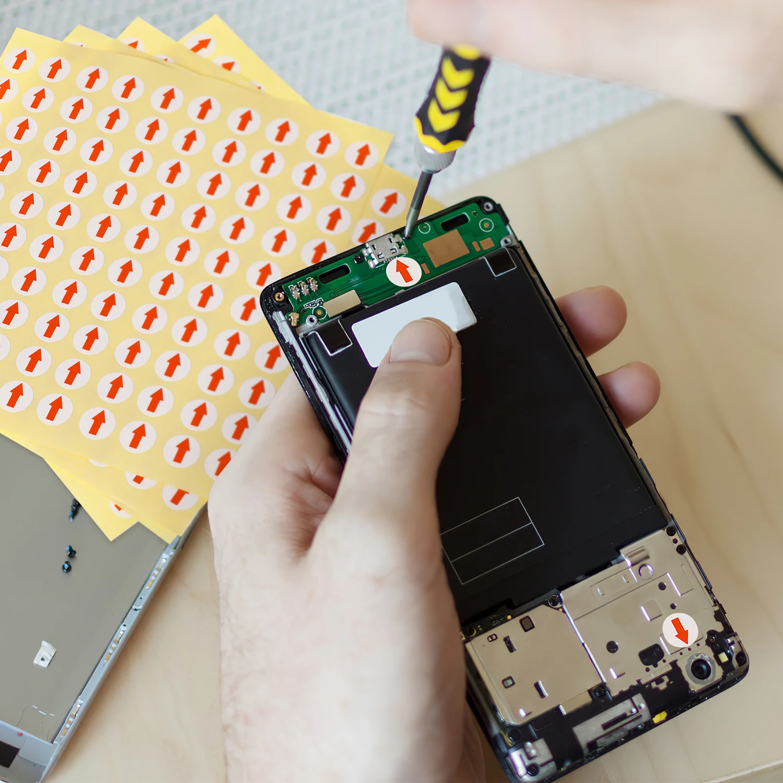 6400 шт. 10 мм этикетки с красной стрелкой, клейкие круглые наклейки для индикатора дефекта, инспекции продукта, ремонт, магазин, заводское офисное использование
6400 шт. 10 мм этикетки с красной стрелкой, клейкие круглые наклейки для индикатора дефекта, инспекции продукта, ремонт, магазин, заводское офисное использование