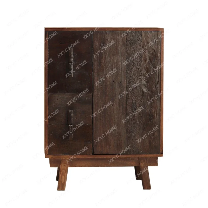 YYWabi Sandy Wind Solid Wood Retro Edge Storage Medieval Homestay Balcony Tea Room Cabinet
YYWabi Sandy Wind Solid Wood Retro Edge Storage Medieval Homestay Balcony Tea Room Cabinet