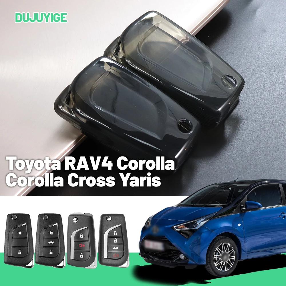 Clear TPU Car Key Case For Toyota RAV4 Corolla Corolla Cross Yaris Vitz Auris Key Fob Cover Protector Shell Auto Accessories
Clear TPU Car Key Case For Toyota RAV4 Corolla Corolla Cross Yaris Vitz Auris Key Fob Cover Protector Shell Auto Accessories