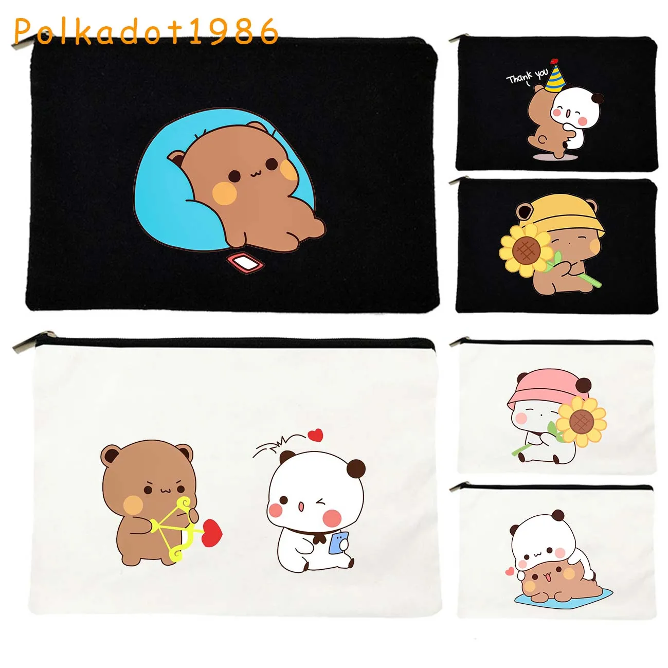 Kawaii Pig Bear Cute Animal Cartoon Couple Bear Lovely Heart Canvas Cosmetic Bags Lipstick Toilet Makeup Bags School Pencil Case
Kawaii Pig Bear Cute Animal Cartoon Couple Bear Lovely Heart Canvas Cosmetic Bags Lipstick Toilet Makeup Bags School Pencil Case