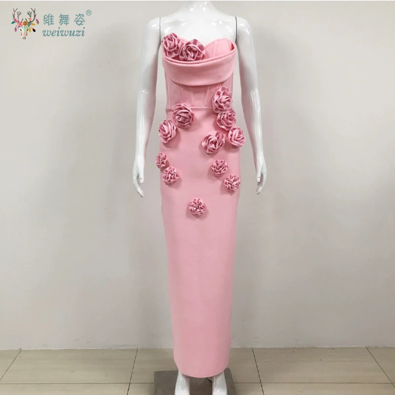 New 2026 Women Summer Celebrity Sexy Strapless 3D Flowers Bodycon Bandage Cocktail Party Evening Birthday Evening Dress
New 2026 Women Summer Celebrity Sexy Strapless 3D Flowers Bodycon Bandage Cocktail Party Evening Birthday Evening Dress