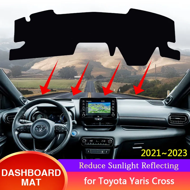 Для Toyota Yaris Cross 2021 2022 2023 XP210 автомобильный коврик для приборной панели, солнцезащитный козырек, солнцезащитный коврик, автоаксессуары, наклейки
Для Toyota Yaris Cross 2021 2022 2023 XP210 автомобильный коврик для приборной панели, солнцезащитный козырек, солнцезащитный коврик, автоаксессуары, наклейки