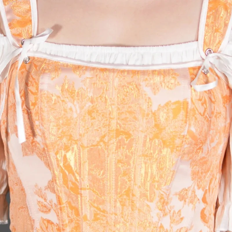 Floral Rose Camisole Corsets Flower Embroidery Pattern Tight Vest Drawstring Tie-up Suspender High Quality Corselet Top
Floral Rose Camisole Corsets Flower Embroidery Pattern Tight Vest Drawstring Tie-up Suspender High Quality Corselet Top