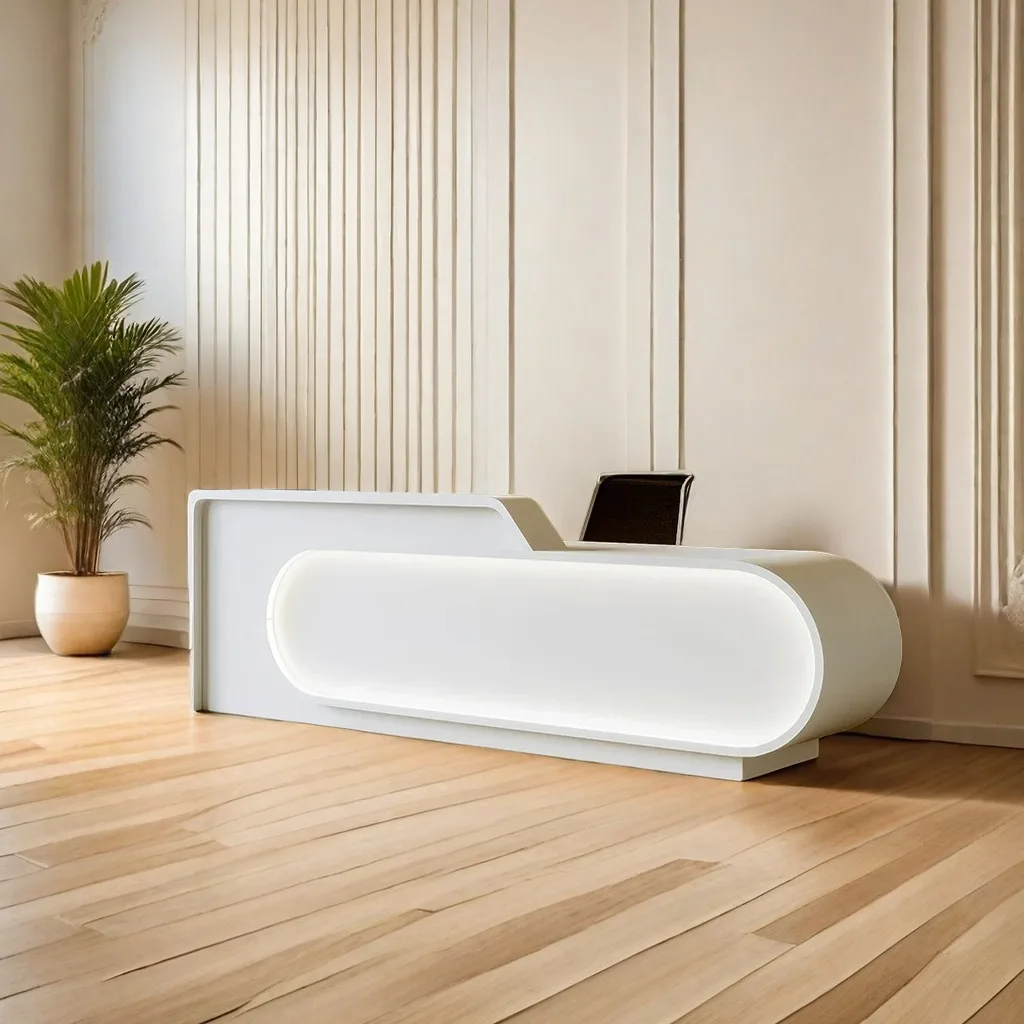 Front Desk Reception Counter Clothes Hairdressing Furniture Armable Minimalist Wooden Podium Stand Bureau Meuble Salon Aesthetic
Front Desk Reception Counter Clothes Hairdressing Furniture Armable Minimalist Wooden Podium Stand Bureau Meuble Salon Aesthetic