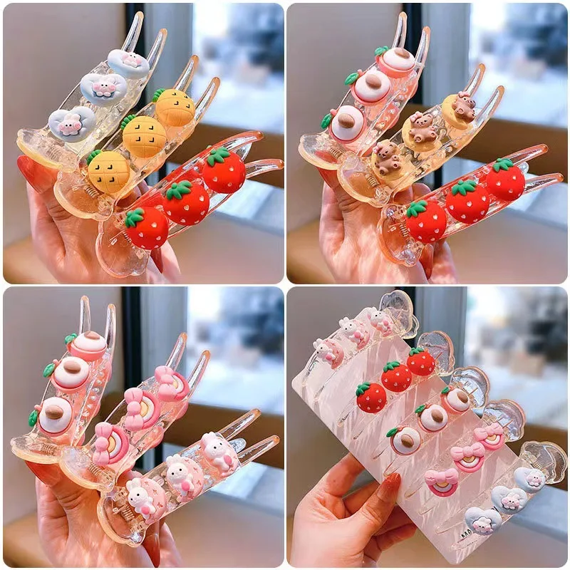100Pcs/Lot Fruit Animal Children's Cartoon Shark Grab Clips Girl Balls Head Bun Fixed Claws Styling Tool Accessories HA1091
100Pcs/Lot Fruit Animal Children's Cartoon Shark Grab Clips Girl Balls Head Bun Fixed Claws Styling Tool Accessories HA1091