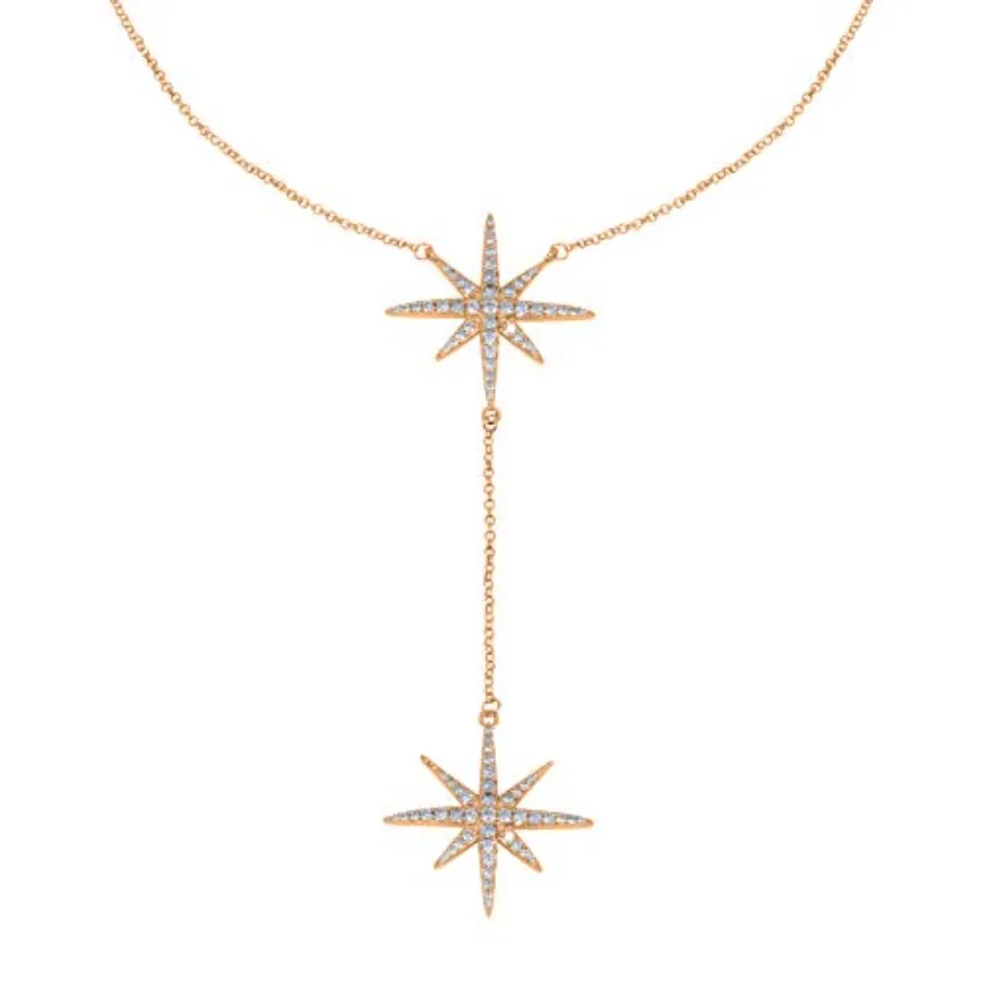 14K Gold Plated Cubic Zirconia Round Cut Starburst 18 Inch Pendant Chain Necklace For Women
14K Gold Plated Cubic Zirconia Round Cut Starburst 18 Inch Pendant Chain Necklace For Women