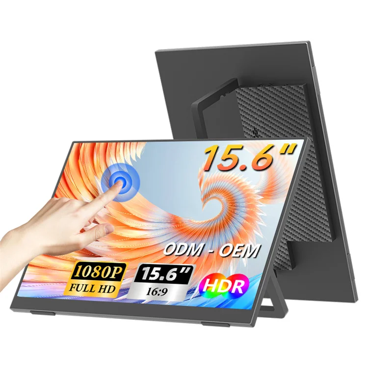 15.6 Inch Portable IPS Display 1080P Screen Full HD Hd-mi TYPE C Interface LCD Gaming Portable Touch Screen
15.6 Inch Portable IPS Display 1080P Screen Full HD Hd-mi TYPE C Interface LCD Gaming Portable Touch Screen