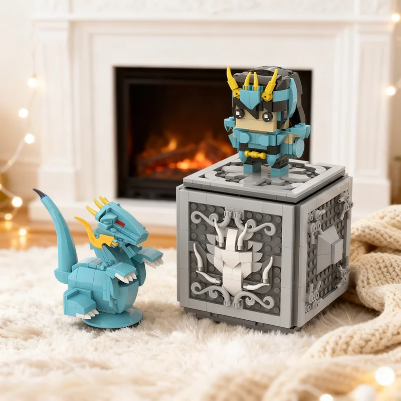 616pcs MOC Shiryu Dragon Armor Pandora Box Brickheadz Model Building Blocks Toy Gift Creative Display Collectible Desk Premium
616pcs MOC Shiryu Dragon Armor Pandora Box Brickheadz Model Building Blocks Toy Gift Creative Display Collectible Desk Premium