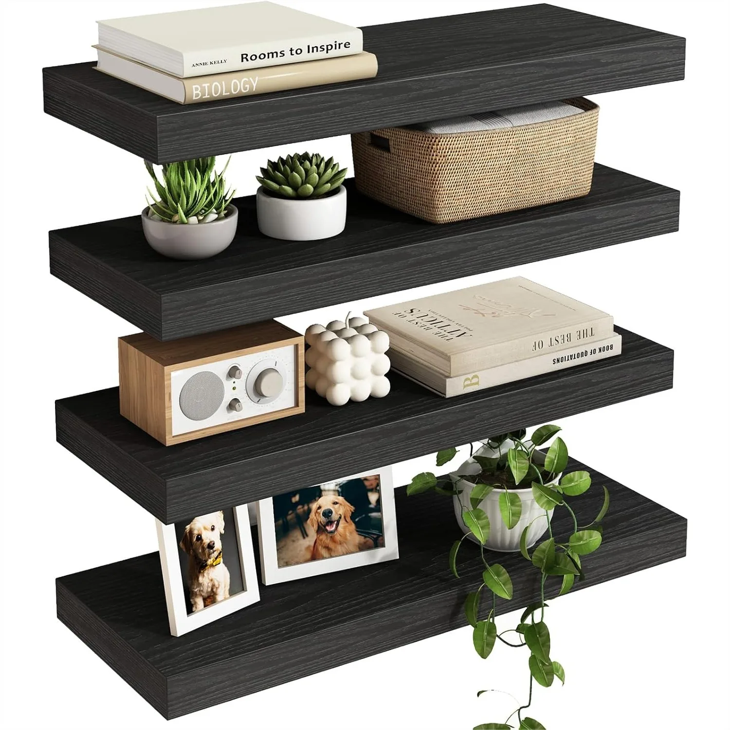 Set Of 4 Rustic Floating Shelves For Wall 15.8 Inch Wood Shelves For Bathroom Living Room Bedroom Kitchen Storage Books Room Decor
Set Of 4 Rustic Floating Shelves For Wall 15.8 Inch Wood Shelves For Bathroom Living Room Bedroom Kitchen Storage Books Room Decor