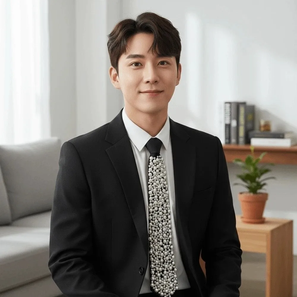Korean Style Full Pearls Tie Black Academic Style Hand-beaded Long Necktie Collares Choker Decoration Shirt Tie Kids
Korean Style Full Pearls Tie Black Academic Style Hand-beaded Long Necktie Collares Choker Decoration Shirt Tie Kids