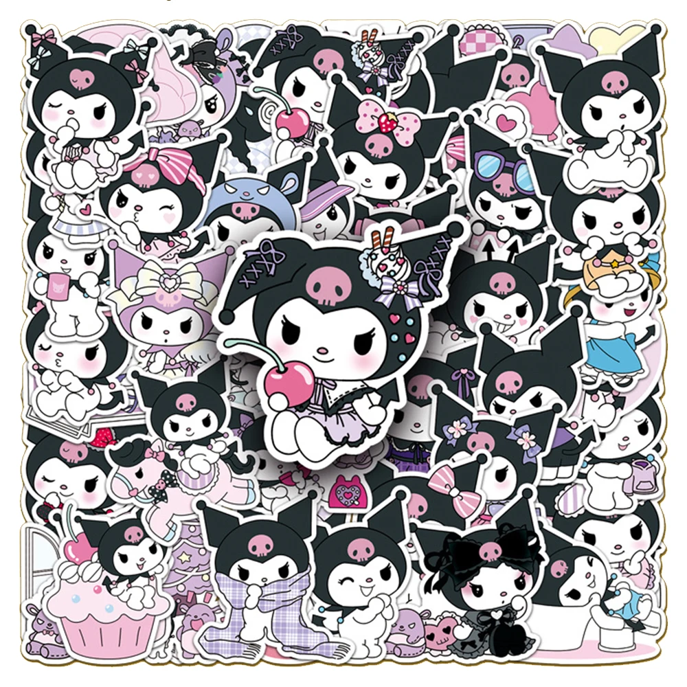 10/30/50/100pcs Cute Sanrio Kuromi Graffiti Stickers Laptop Notebook Phone Suitcase Decoration Sticker Decals Kids Classics Toys
10/30/50/100pcs Cute Sanrio Kuromi Graffiti Stickers Laptop Notebook Phone Suitcase Decoration Sticker Decals Kids Classics Toys