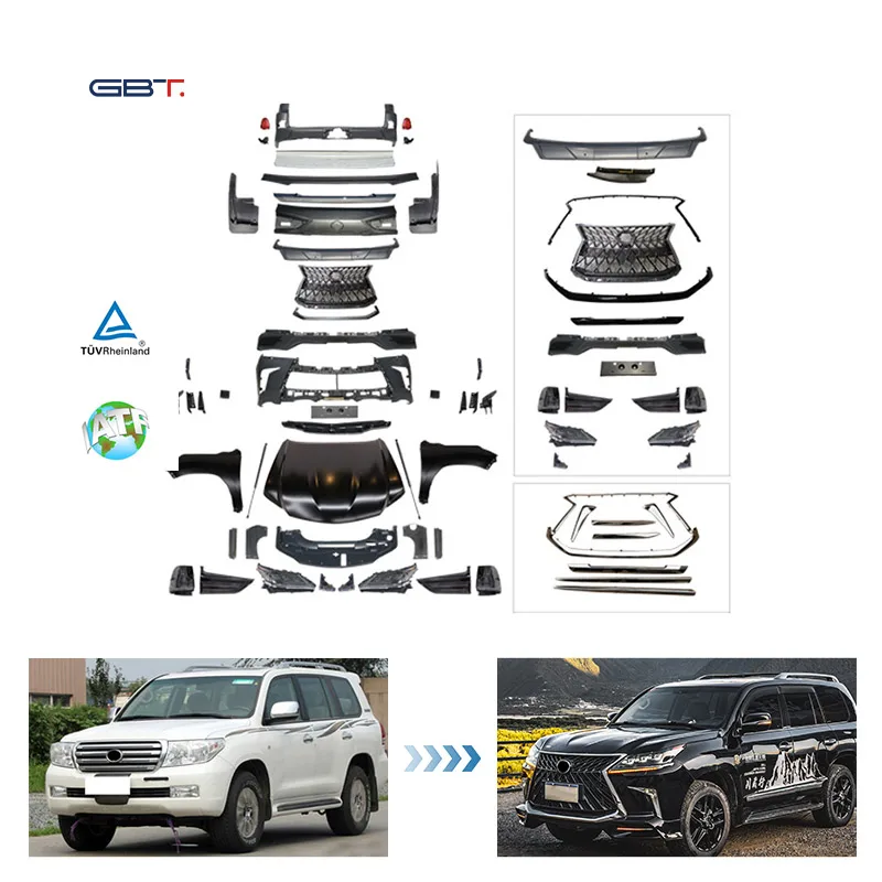 ZAIQU LX570 Conversion Kit Headlamp Bumper Light Upgrade for 2008-2015 to 2016 Lexus LX570 Black Edition Lexus 570 Body Kit
ZAIQU LX570 Conversion Kit Headlamp Bumper Light Upgrade for 2008-2015 to 2016 Lexus LX570 Black Edition Lexus 570 Body Kit
