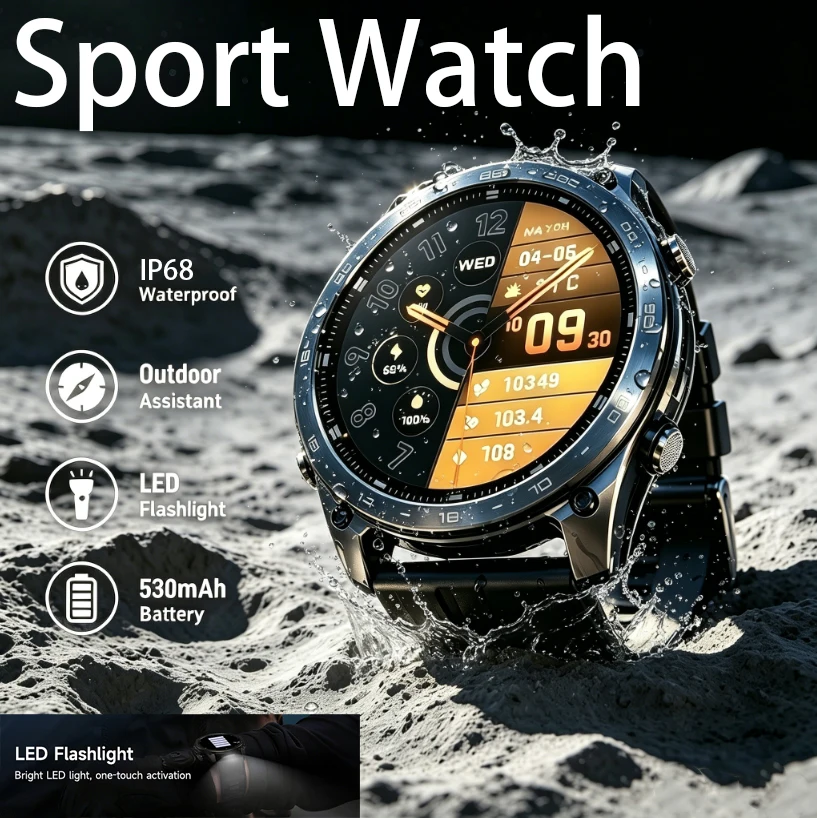 2026 T8pro Sport Smart Watch 1.43inch 100+Sport Mode Health Monitoring Men Watch for Outdoor 5.3 BT Call Waterproof Smartwatch
2026 T8pro Sport Smart Watch 1.43inch 100+Sport Mode Health Monitoring Men Watch for Outdoor 5.3 BT Call Waterproof Smartwatch