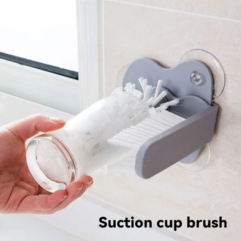 Sink Water Bottle Cleaning Brush Glass Cup Brush Goblet Mugs Cleaner Strong Suction Lazy Clean Brush Cup Glass Bar Kitchen Tools
Sink Water Bottle Cleaning Brush Glass Cup Brush Goblet Mugs Cleaner Strong Suction Lazy Clean Brush Cup Glass Bar Kitchen Tools