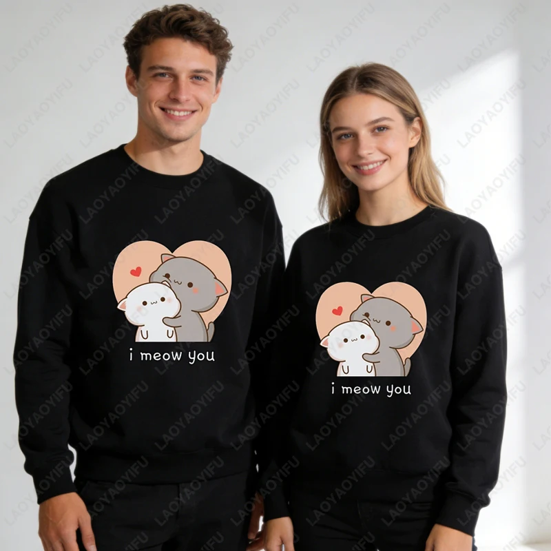 Толстовка с принтом Kawaii Cat Мокко Персик Гома Harajuku Meowy Valentine Lover Подарок Одинаковый наряд для пары Мужчина Женщина Зимний пуловер
Толстовка с принтом Kawaii Cat Мокко Персик Гома Harajuku Meowy Valentine Lover Подарок Одинаковый наряд для пары Мужчина Женщина Зимний пуловер