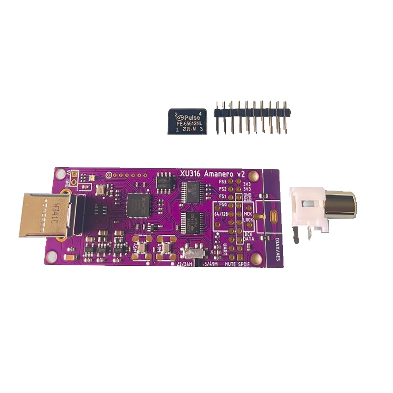 XMOS XU316 USB Digital Audio Interface IIS and Coaxial Output Support MQA 384K
XMOS XU316 USB Digital Audio Interface IIS and Coaxial Output Support MQA 384K