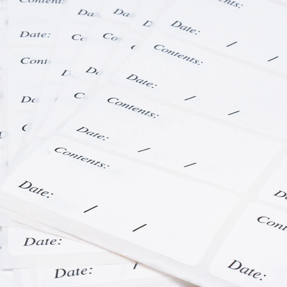40 Sheets Freezer Food Labels Removable Adhesive Stickers for Container PVC Self Stick Kitchen Pantry Storage Use By Date
40 Sheets Freezer Food Labels Removable Adhesive Stickers for Container PVC Self Stick Kitchen Pantry Storage Use By Date