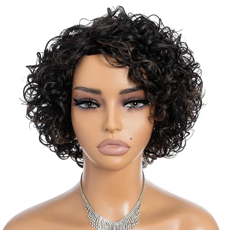 Короткий вьющийся парик боб, боковая часть, бесклеевой, мелирование коричневого черного цвета,
Короткий вьющийся парик боб, боковая часть, бесклеевой, мелирование коричневого черного цвета,