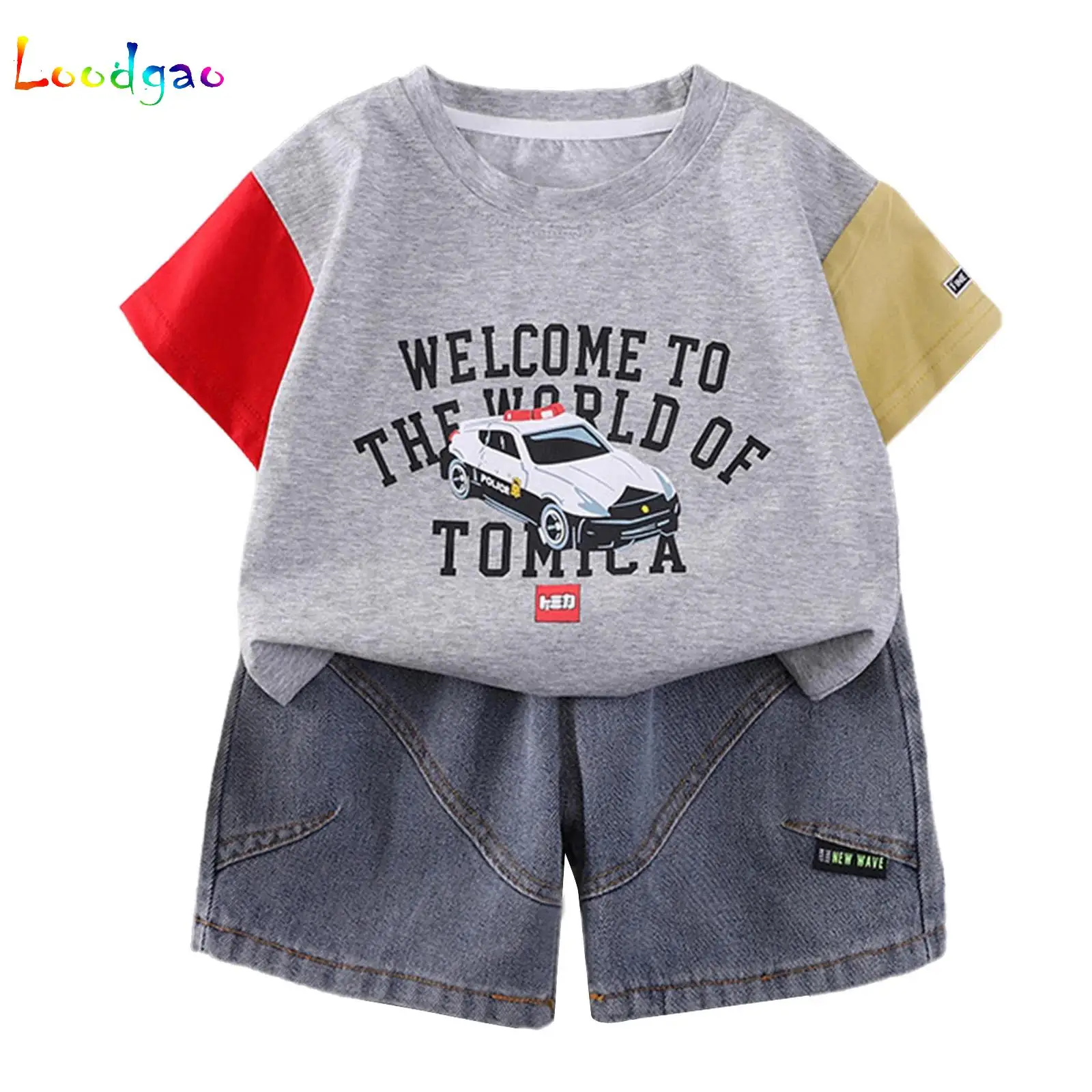 Baby Boys Clothing Sets Children 1-5 Years Suit Casual Boys Outfits Fashion Kids Patchwork T Shirt And Shorts 2pcs Suit
Baby Boys Clothing Sets Children 1-5 Years Suit Casual Boys Outfits Fashion Kids Patchwork T Shirt And Shorts 2pcs Suit