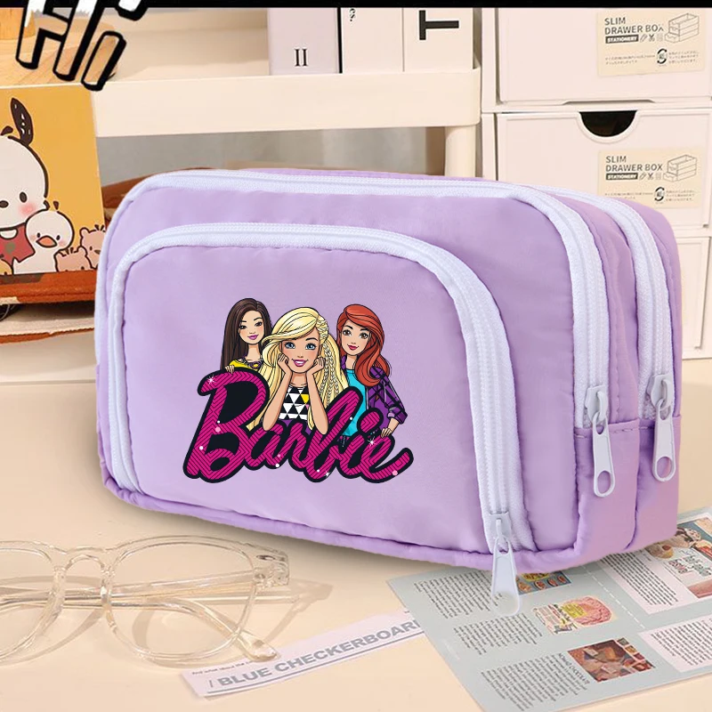 Barbied Pencil Case Pen Bag Cartoon Anime Large Capacity Pen Pouch Student Back To School Supplies Stationery Gift Pencil Case
Barbied Pencil Case Pen Bag Cartoon Anime Large Capacity Pen Pouch Student Back To School Supplies Stationery Gift Pencil Case