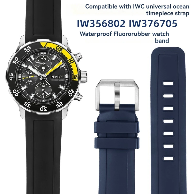Original Style Quick Release Rubber Watch Strap for IWC Aquatimer IW356802/IW376705 - 22mm Black Curved End Dive Watch Band
Original Style Quick Release Rubber Watch Strap for IWC Aquatimer IW356802/IW376705 - 22mm Black Curved End Dive Watch Band