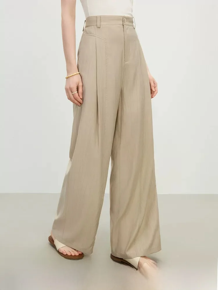 High Waist Draped Casual Pants Women's Summer New Style Versatile Loose Fit Straight Leg Commute Pants Fashion Ladies' Wear
High Waist Draped Casual Pants Women's Summer New Style Versatile Loose Fit Straight Leg Commute Pants Fashion Ladies' Wear