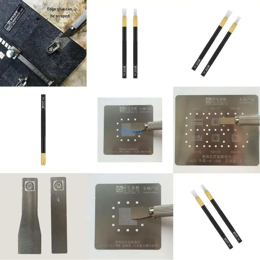 E15A Blade Scraping Tool Blade Handle For BGA Chip Cleaning Motherboard Maintenance
E15A Blade Scraping Tool Blade Handle For BGA Chip Cleaning Motherboard Maintenance