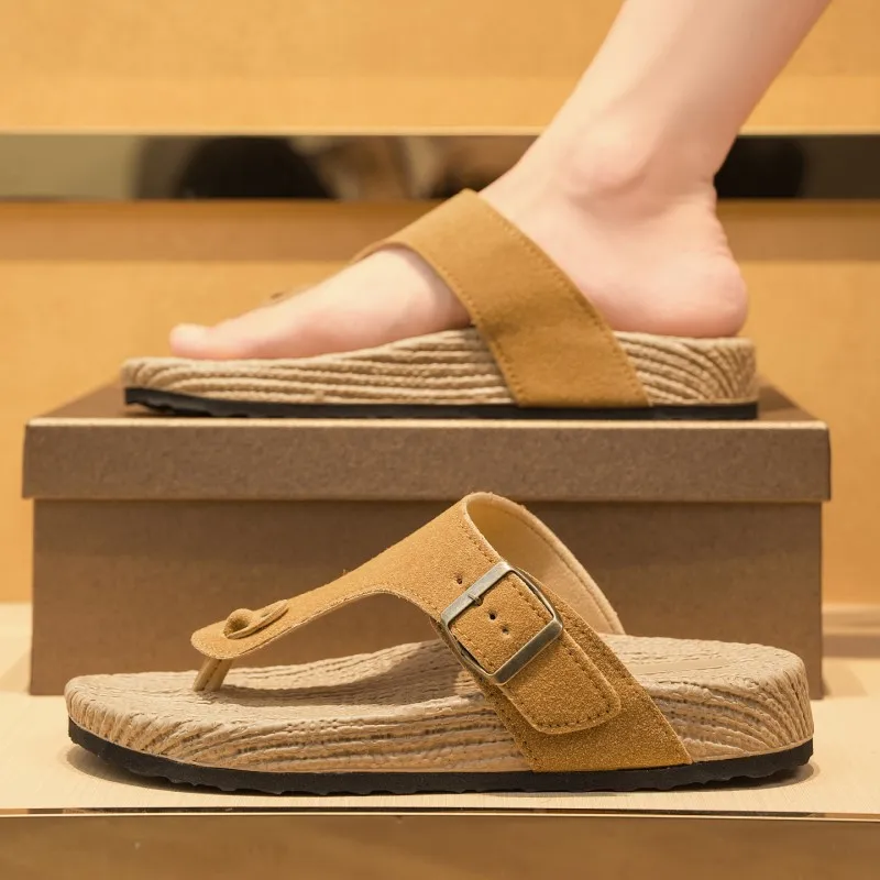 Men's Flip Flops, Summer Outdoor Thick Sole Slippers, Lightweight Non-slip Wear-resistant Beach Sandals
Men's Flip Flops, Summer Outdoor Thick Sole Slippers, Lightweight Non-slip Wear-resistant Beach Sandals