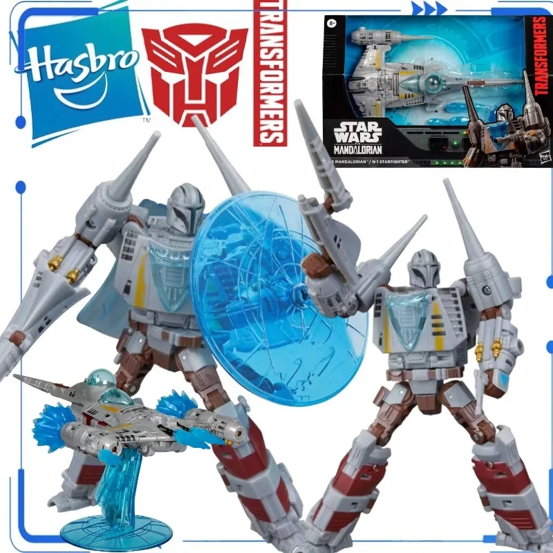 Genuine Hasbro Transformers X Star Wars The Mandalorian N-1 Starfighter Action Figure Set Collectible Model Ornaments in Stock
Genuine Hasbro Transformers X Star Wars The Mandalorian N-1 Starfighter Action Figure Set Collectible Model Ornaments in Stock
