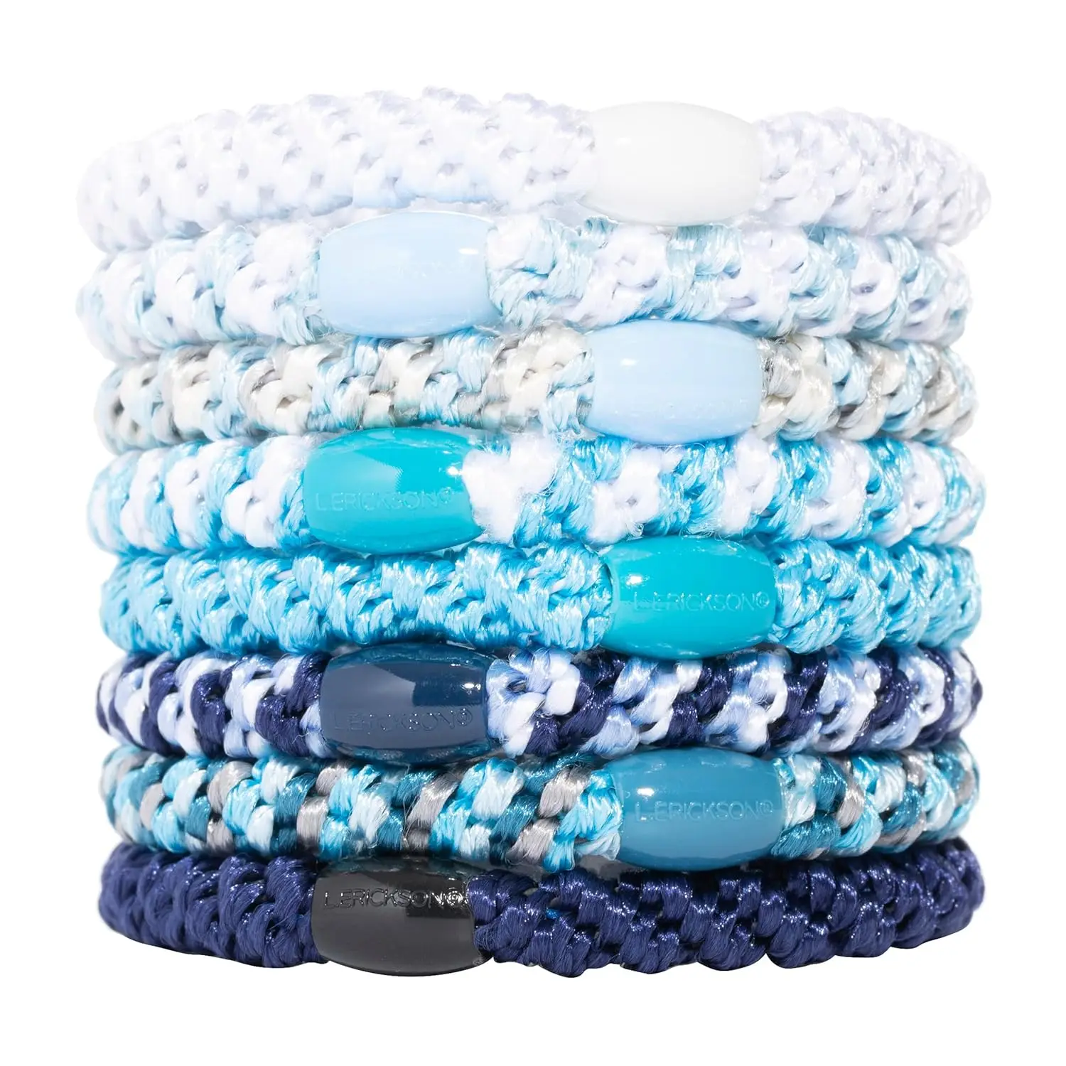 Blue and White Hair Ties for Thick Hair, Grab & Go Ponytail Holders, 8 Pack, Coastal, Thick No-Crease
Blue and White Hair Ties for Thick Hair, Grab & Go Ponytail Holders, 8 Pack, Coastal, Thick No-Crease