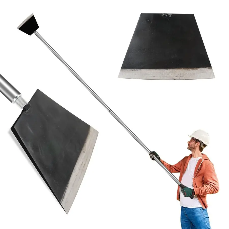 Garden Shovel Cleaning Floor Scraper, Weed Removal Tool, Long Handle with Heavy Duty Sharp Blade for Ice Roof Back Yard Sidewalk
Garden Shovel Cleaning Floor Scraper, Weed Removal Tool, Long Handle with Heavy Duty Sharp Blade for Ice Roof Back Yard Sidewalk