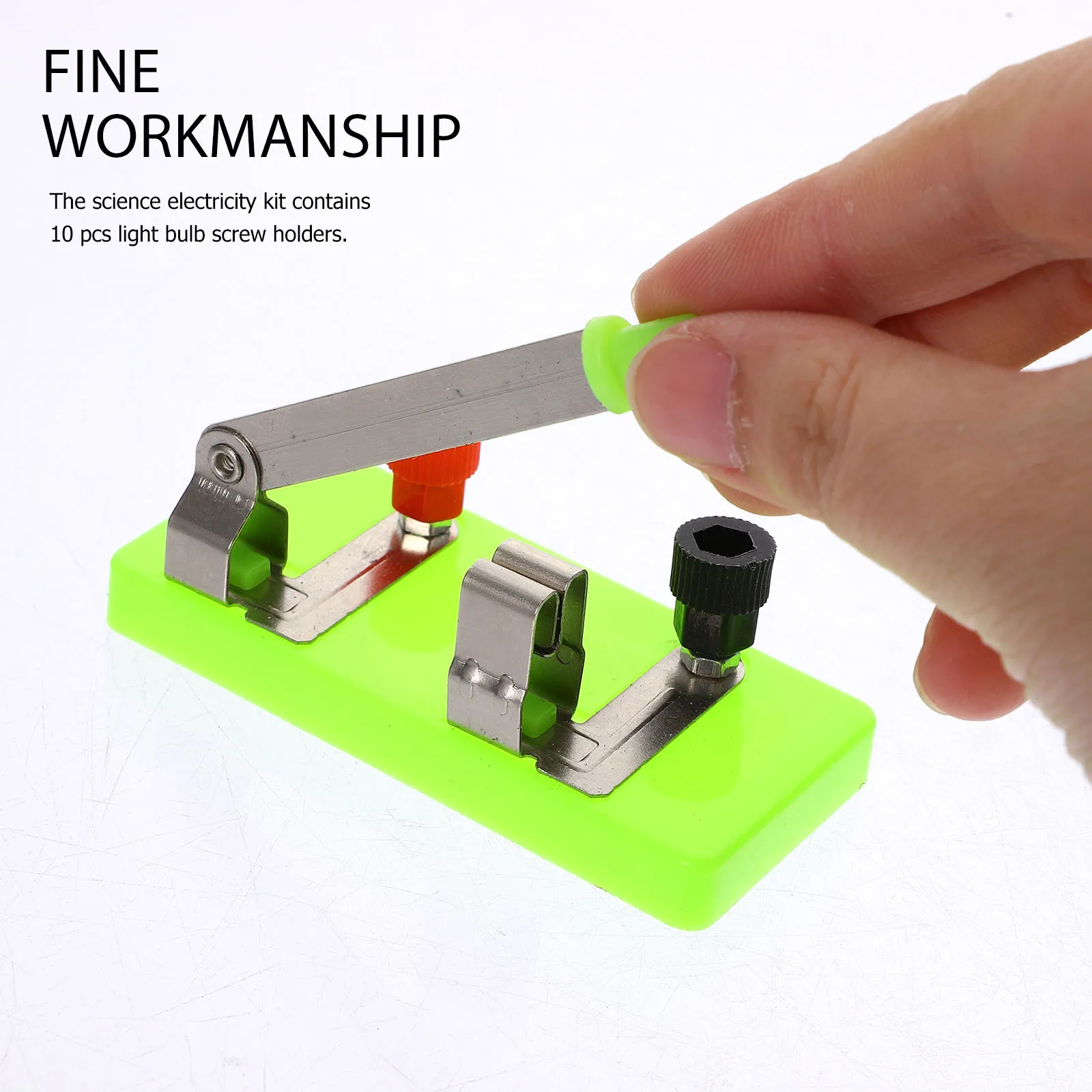 10 Pcs Small Screw Lamp Holder Teashing Aids Physical Base Plastic Physics Primary School
10 Pcs Small Screw Lamp Holder Teashing Aids Physical Base Plastic Physics Primary School