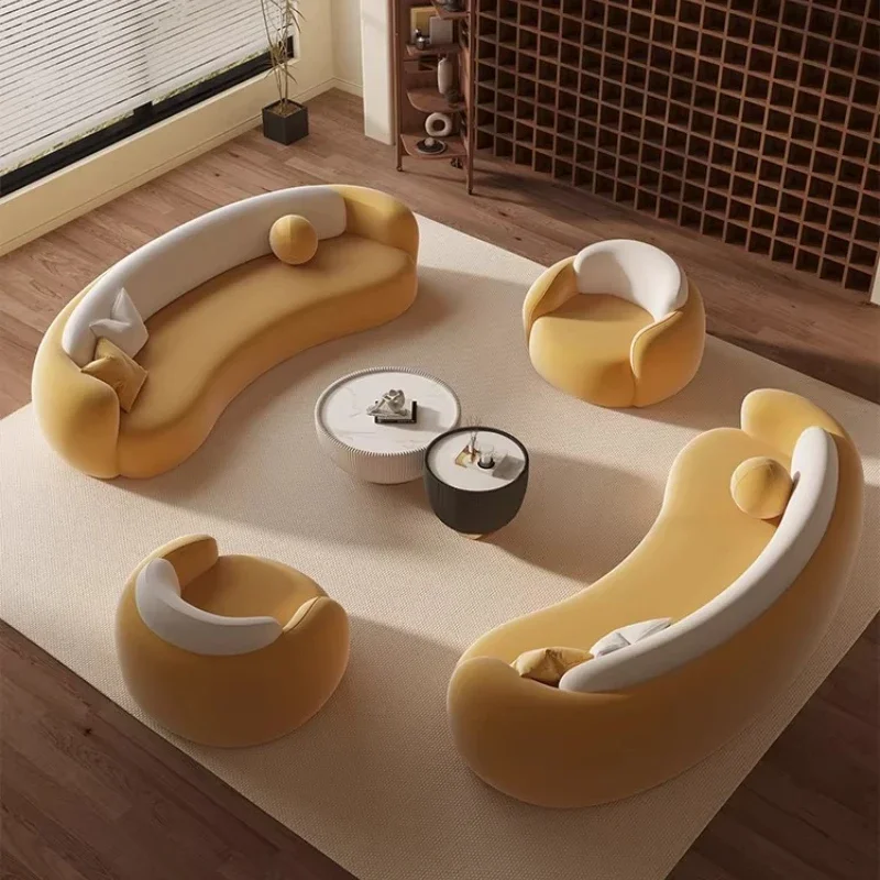 Curved sofa simple modern special-shaped creative clothing store beauty salon rest area reception office leisure negotiation
Curved sofa simple modern special-shaped creative clothing store beauty salon rest area reception office leisure negotiation