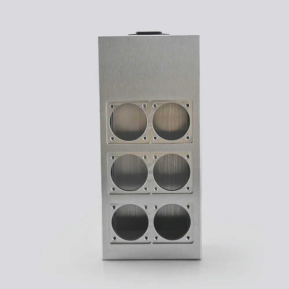 Audiocrast HIFI Chassis silver Aluminum 6 Outlet Box HIFI EU AC Power Strip Bar Distributor
Audiocrast HIFI Chassis silver Aluminum 6 Outlet Box HIFI EU AC Power Strip Bar Distributor