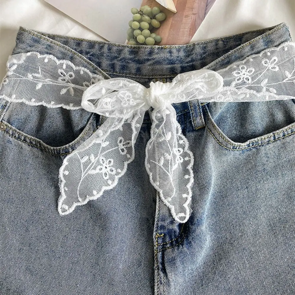 Unique Sweet Lace Waistband Y2k Bow Gauze Waist Belt Floral Tie Up Dress Jeans Belt Spicy Girls
Unique Sweet Lace Waistband Y2k Bow Gauze Waist Belt Floral Tie Up Dress Jeans Belt Spicy Girls