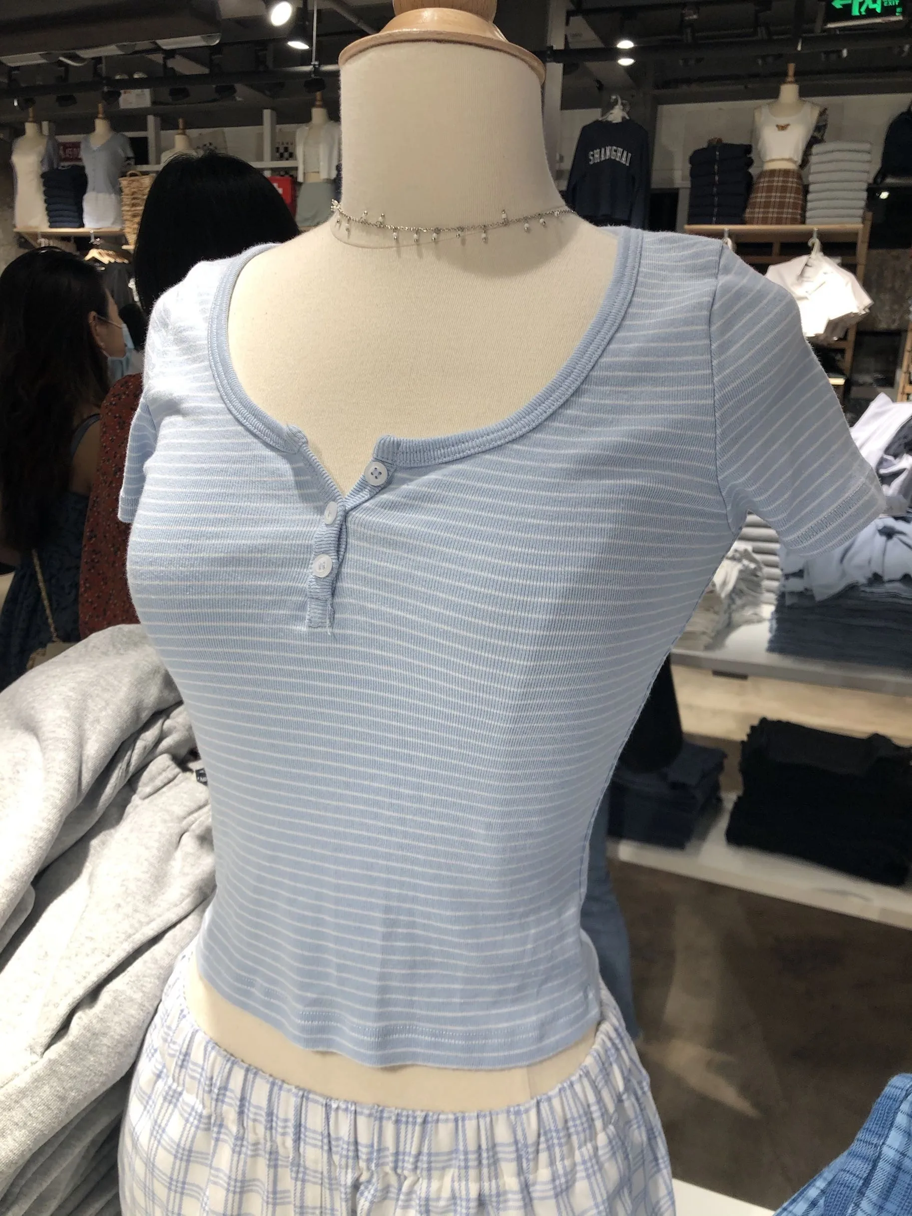 American Retro Striped Top Women's BM Sle Tee-Button Pure Cotton ort-Sve T-irt Bamboo Cotton Summer Commute Sle
American Retro Striped Top Women's BM Sle Tee-Button Pure Cotton ort-Sve T-irt Bamboo Cotton Summer Commute Sle