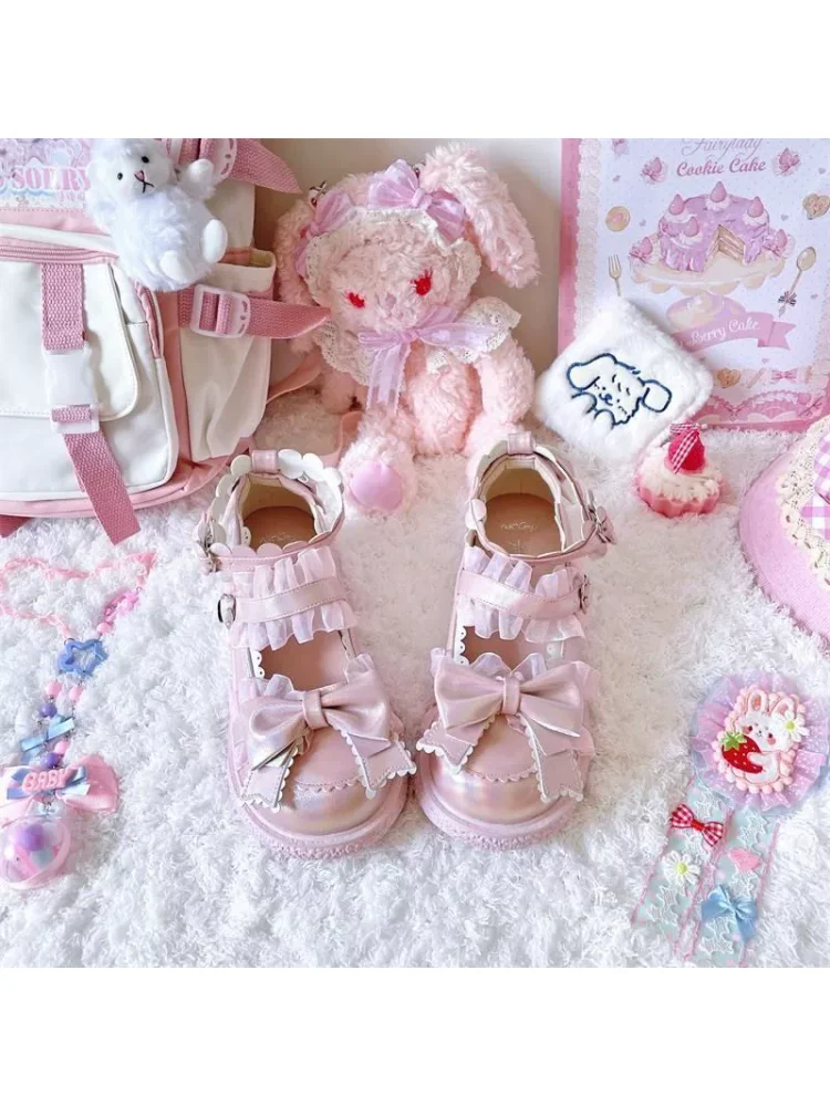 Японские милые туфли Лолиты для девочек, милые туфли с большой головкой, туфли Лолиты, милые туфли Jk для девочек 
Японские милые туфли Лолиты для девочек, милые туфли с большой головкой, туфли Лолиты, милые туфли Jk для девочек