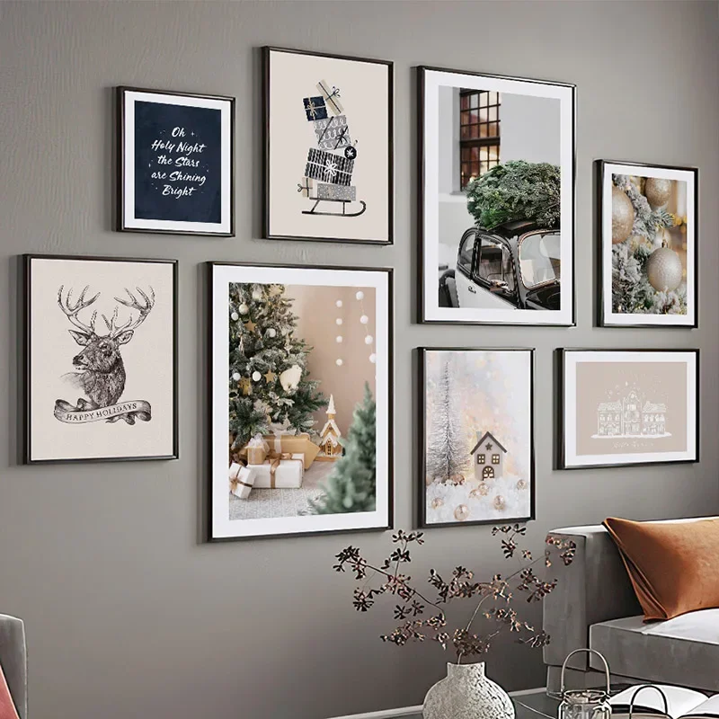 Wall Art Canvas Painting Christmas Pine Tree Gift Box Winter Forest Print Living Room Decoration Poster Home Wall Mural Pictures
Wall Art Canvas Painting Christmas Pine Tree Gift Box Winter Forest Print Living Room Decoration Poster Home Wall Mural Pictures