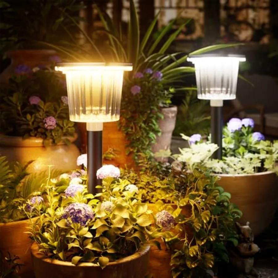 Super Bright Solar Pathway Lights 8 Pack, Adjustable Warm and Cold Solar Lights Outdoor Waterproof IP65, Auto On/Off, Outdoor D
Super Bright Solar Pathway Lights 8 Pack, Adjustable Warm and Cold Solar Lights Outdoor Waterproof IP65, Auto On/Off, Outdoor D