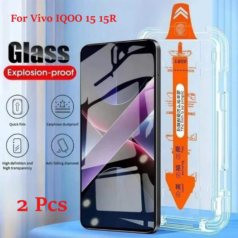 2Pcs For Vivo IQOO 15 15R Toughened Glass Screen Protector Protective With Install Kit
2Pcs For Vivo IQOO 15 15R Toughened Glass Screen Protector Protective With Install Kit